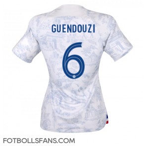 Frankrike Matteo Guendouzi #6 Replika Bortatröja Damer VM 2022 Kortärmad